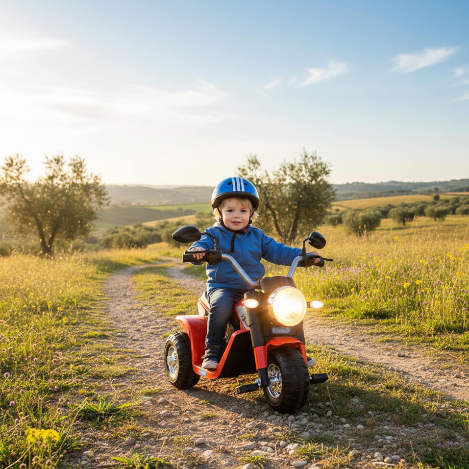 Moto électrique enfant, Rouge